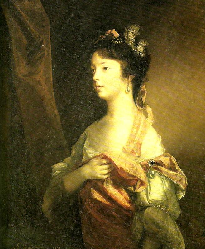 Sir Joshua Reynolds lady charlotte fitzwilliam China oil painting art